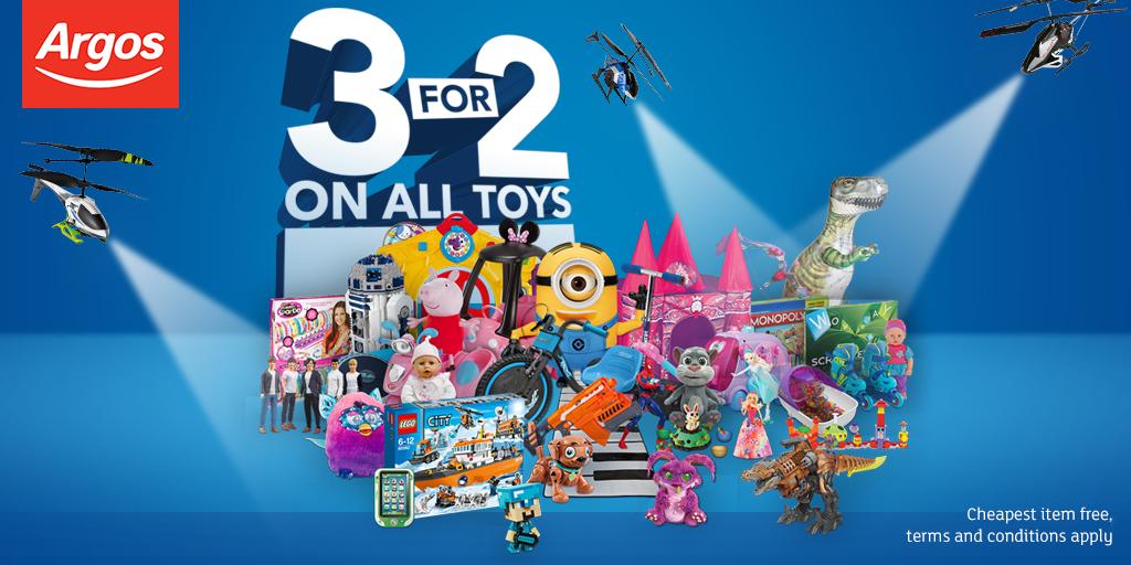 Argos 3 for 2 toys end date hotsell