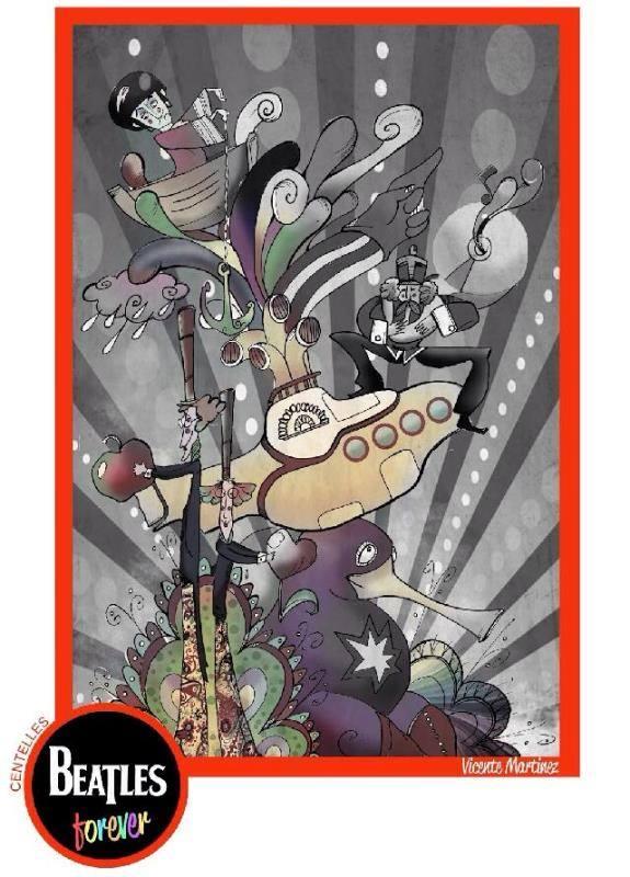 "Beatles forever" de Vicent Martínez per <a href="/CadizCentelles/">Falla CadizCentelles</a> 2015 #Beatles #Música #Falles #Falles2015 #Russafa