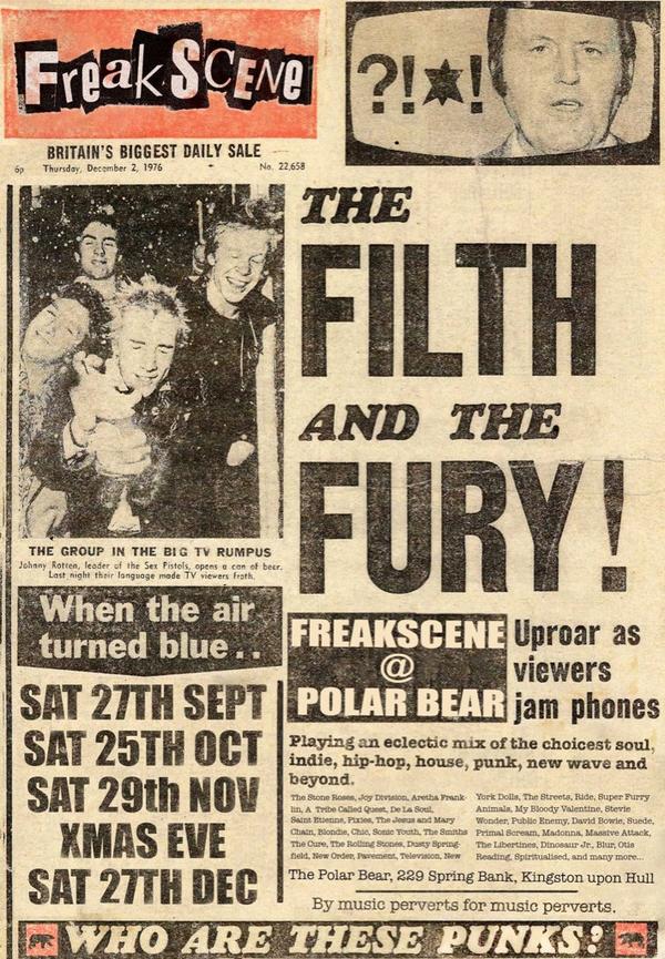 Tonight till 2am FREAKSCENE is back at The Bear