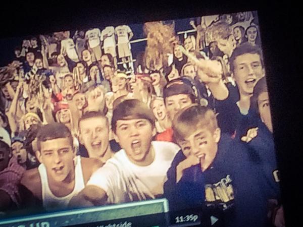 michelewmazey's tweet photo. Look at those #ConleyCrazies Go ahead @Logan_Rocco #GoDHC @DHCATHLETICS !! http://t.co/Hf8iGGmpVY