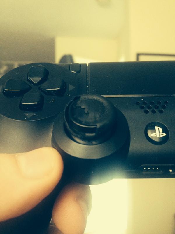 Yerlydave's tweet image. Time to get some grips for my controller I think.... #PS4Problems
