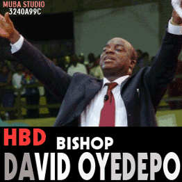 Happy 60th birthday to my Spiritual Father, d Moses of our time. Bishop David Oyedepo 