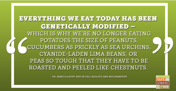 SafeAffordable's tweet photo. FYI: Genetic modification has been going on for thousands of years. RT to spread the word! http://t.co/vfqEKCzmXG