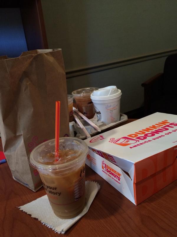 OWU_TGs's tweet photo. Got our fuel and ready for 12 families this morning! #TGpride #admissionsrunsondunkin ##mydunkin http://t.co/RkY0HveG3n