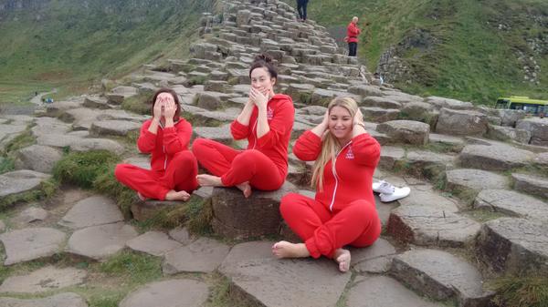actnforchildren's tweet photo. It's #Bytenight next week, so our Northern Ireland Supported Lodgings service went #pyjamming at Giant's Causeway! http://t.co/bOiL6BOTpq