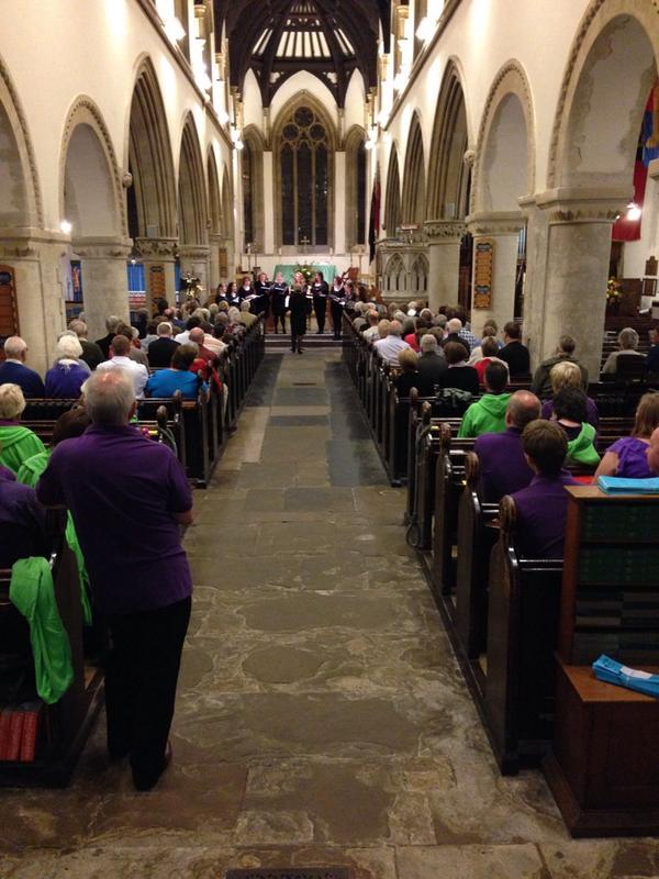 Great turnout for our concert with #CanterburyVoices &amp; #ROGC in aid of <a href="/ParkinsonsUK/">Parkinson's UK</a> #Dover