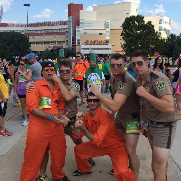 TapNRun's tweet photo. With a security crew like this out here, we ain't gonna have any trouble. #tapOKC #letsTAP http://t.co/VL8vCyP6p7