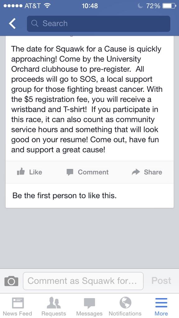 SquawkForACause tweet picture
