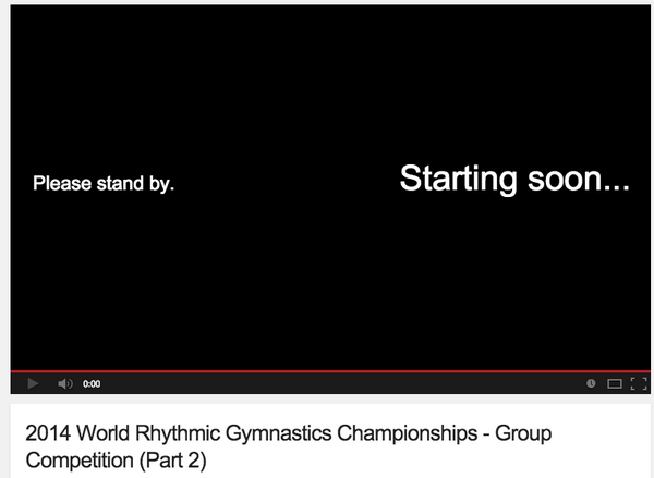 Double_Front's tweet photo. @USAGym Livestream isn’t showing any routines. http://t.co/6gEq4iKEmO