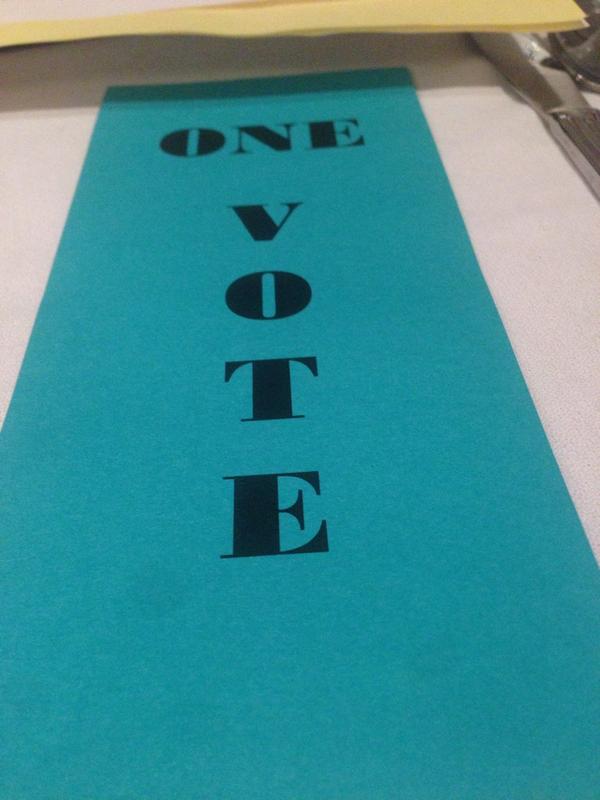 mrthomasfrank's tweet photo. Unanimously voted on to Board of Directors @OregonCities #loc2014 #loctweets http://t.co/6crLBEerQU