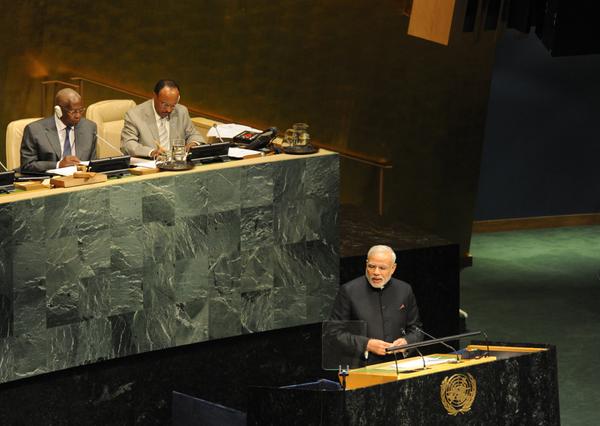 PM <a href="/narendramodi/">Narendra Modi</a> at the UN.