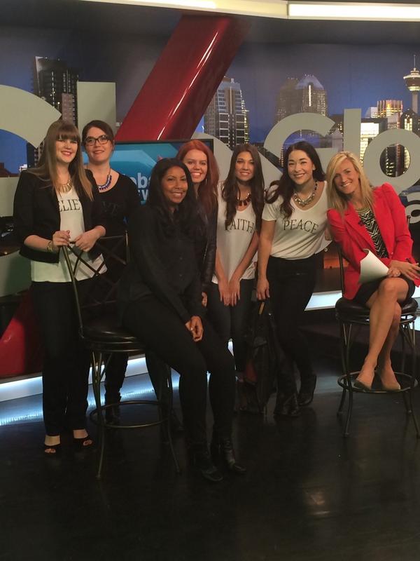 espystylists's tweet photo. @espystylists: The crew @espyexperience @cjbycookie @JennaNFreeman #JeansThatLoveYou @GlobalCalgary #Calgary http://t.co/HwONAri69L