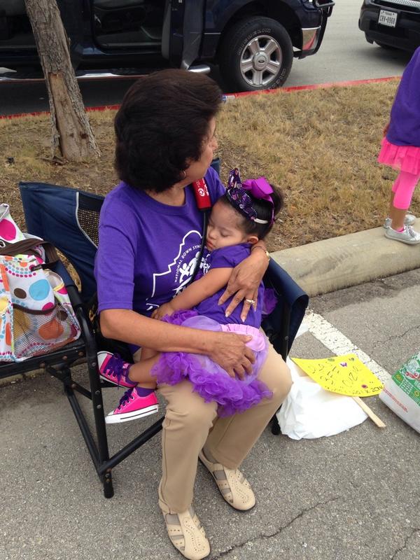 DSASTX's tweet photo. Long day for all the teams. Lola is crashed! #SABuddyWalk14 Thank you, South Texas for all your support! @NDSS http://t.co/TTSowVg3HD