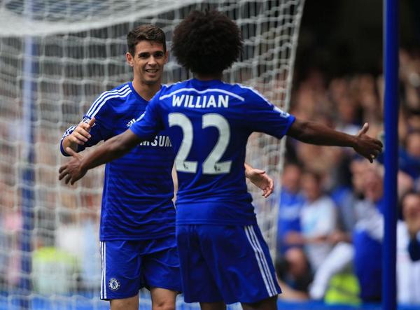 Pertandingan telah berakhir, skor akhir: Chelsea 3-0 Aston Villa! #CFCIndo