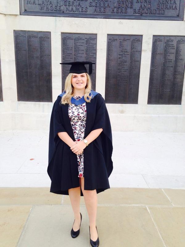 Chuffed to bits to graduate today !!