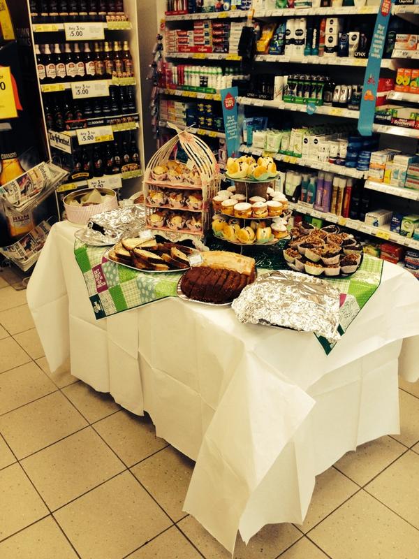 blythebridge1's tweet photo. Well done @nicci_todd on your #MacmillanCoffeeMorning you did us proud.@HelenTDavies http://t.co/fzaDoVeYjE