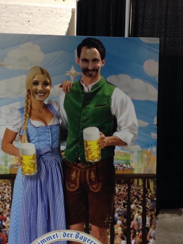 avlavall's tweet photo. Looking our best at Octoberfest! 🍻 http://t.co/gPuUvXjt5C