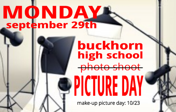 Buckhorn_High's tweet photo. Reminder!! Picture Day is this Monday!! @SeniorsBHS2015 @buckhorn2016 @Buckeye2015 http://t.co/GtHQgQTJRT