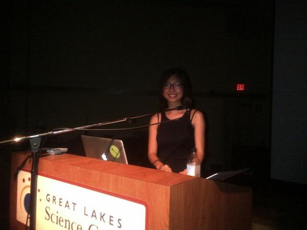 doctorcohen's tweet photo. @annerjiao presents her pitch for @Preztoapp as part of of @ingenuityfest #CLE #enginesofingenuity http://t.co/0JvOeuXPew