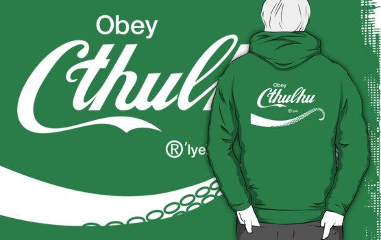 Get snuggled up in #Cthulhu's tentacles - 15% off hoodies at #redbubble with code HOODIE15. bit.ly/YqAQOg