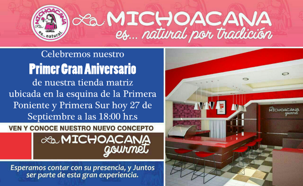 LaMichoacanaTux's tweet photo. Nuestra tienda Matriz San Marcos 1era Sur esta de fiesta, acompáñanos a las 18:00 hrs @TuxRecomienda @clicktuxtlaOfi http://t.co/H5XfpeIt1K