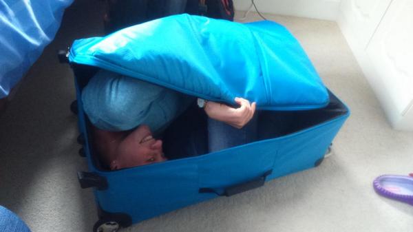 AliSwright's tweet image. Who can fit into a suitcase!