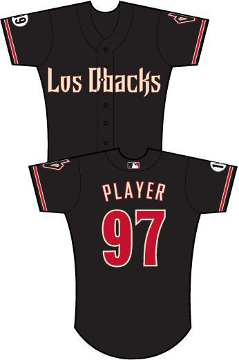 los dbacks jersey