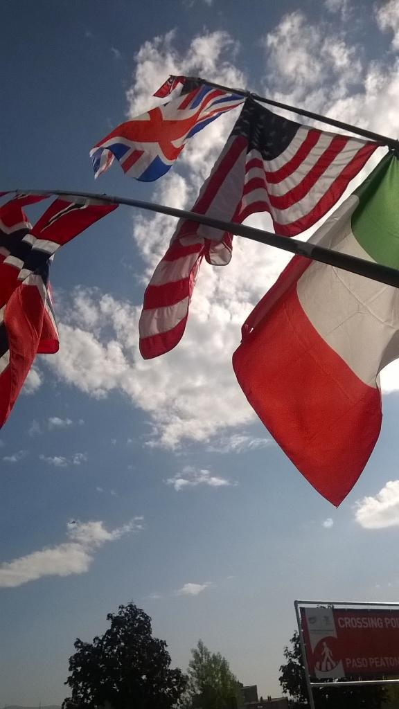 Muy buen ambiente en Ponferrada, un mundial es un mundial...