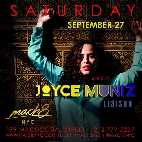 From Brazil to NYC-- <a href="/Joycemunizmusic/">joyce muniz</a>  #SpeedOfMach