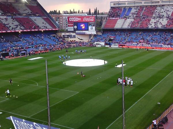 Tarde de fútbol en el calderon.... #vamosatleti#delatletisoy