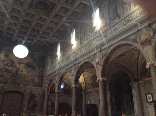 MorconeM's tweet photo. È' di nuovo esposto un cristo del 300 restaurato a farfa #fectesorostrordinario http://t.co/luiu2sJ52S