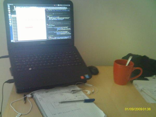 dfuenzal's tweet image. Back to the desktop after a powerful lunch #clojurecup ...