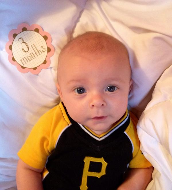 pmaclaughlin's tweet photo. #bucsbooth #bucsfanphoto Finn Patrick cheers for the Buccos! http://t.co/HWVV6G8fLL