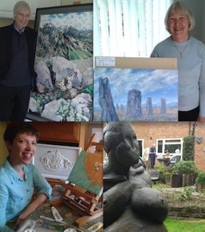 OpenStudioComms's tweet photo. .@SolihullArtists Art Trail #5 &amp; #7  lepidoptera, standing stones, 'Veracity', sand&amp;sea, open Sunday 28 Sept 10 - 5pm http://t.co/uYIvbacEi6