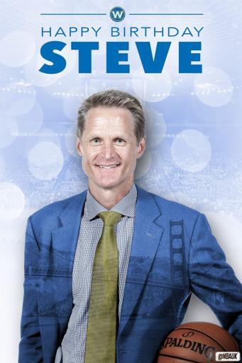 Happy birthday to 5 x NBA champ, Steve Kerr!  