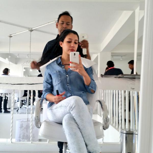 itamaria83's tweet image. Getting ready at @FranklinRamosT #MBAgrad