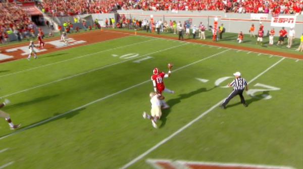 Play of the day, week, maybe the season so far. Jacoby Brissett, take a bow. #SCtop10 VIDEO: es.pn/1rAZFTs