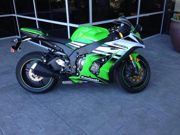 JennTopp's tweet image. Just got back from visiting the mothership in Irvine...she wouldn't fit in my suitcase. #kawasaki