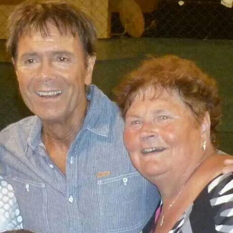  Happy 65th birthday to Mum tomorrow...here she is with her idol.... Sir Cliff Richard 