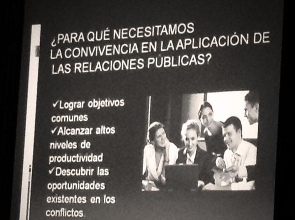 La importancia de la convivencia en las #RRPP para la Lic. Aída Santamaría #Venezuela #CongresoXXIXConfiarp