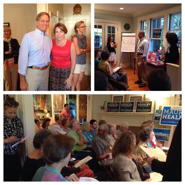 JoeAvellone's tweet photo. Excited to support an incredible ticket at the @massdems Coordinated Campaign  event in #Wellesley! #mapoli http://t.co/qaCVXG5sYm