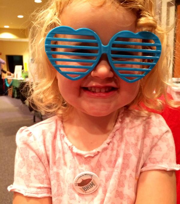 BrimProject's tweet image. Pretty sure this is our most adorable Brim fan! She turned up at @andramoran 's workshop in Indy yesterday.#cutiepie