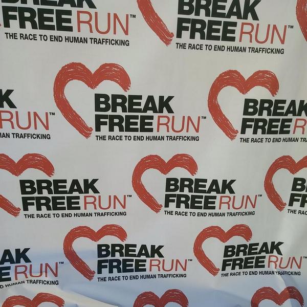 This is what I did this morning. @RunForCourage #breakfreerun #combattrafficking