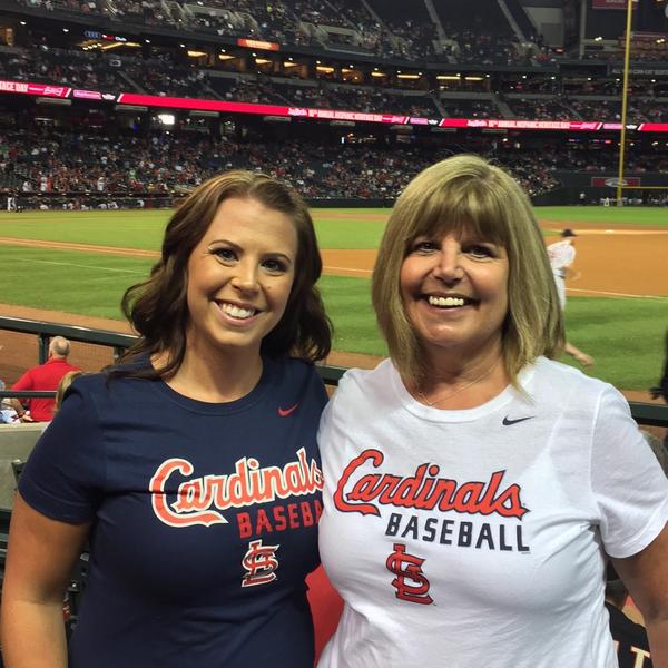 ashleyheather11's tweet photo. #stlfanphoto celebrating Moms bday in Arizona watching the @Cardinals play ball all weekend long! @FSMidwest #GoCards http://t.co/TaweNqdhUB