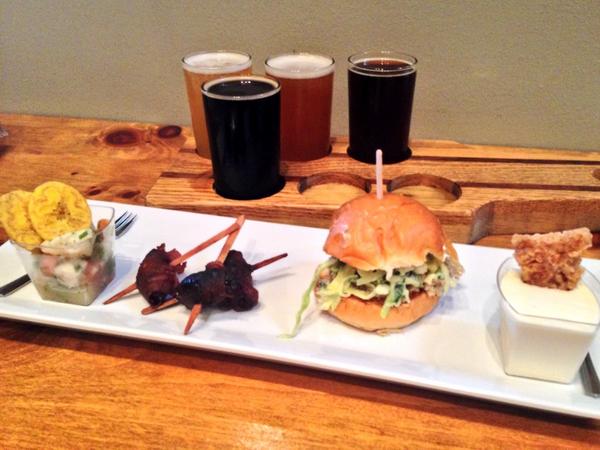 tapandcheer's tweet photo. Thank you to @Pacific_Plate & #MarketGrill for the #beer/food pairing! #LABW6 #LABeerWeek http://t.co/ruyBpfBpo1