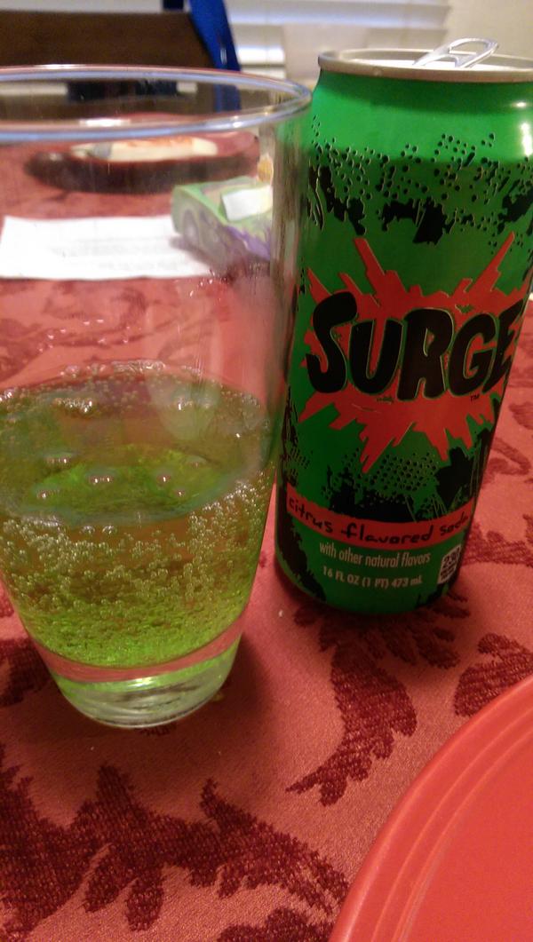 Best green on earth!  And allowing preggo self THIS much!  #surge