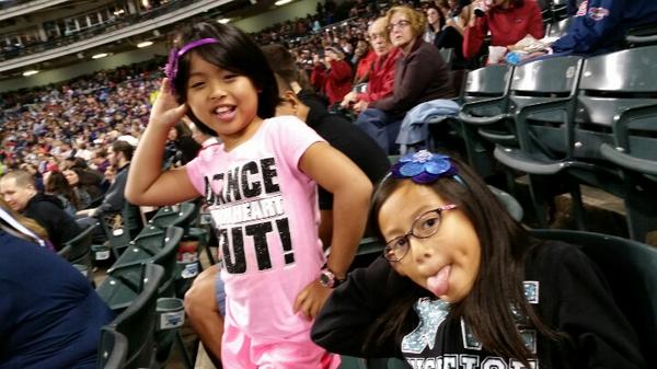 Having fun at the Indians game! #tribetown