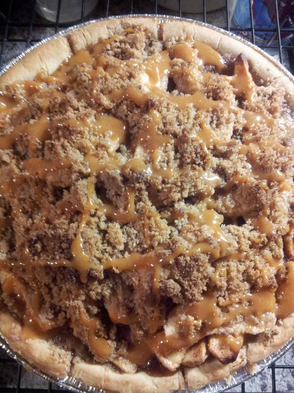 Who's got the milk?  #caramelapplepie