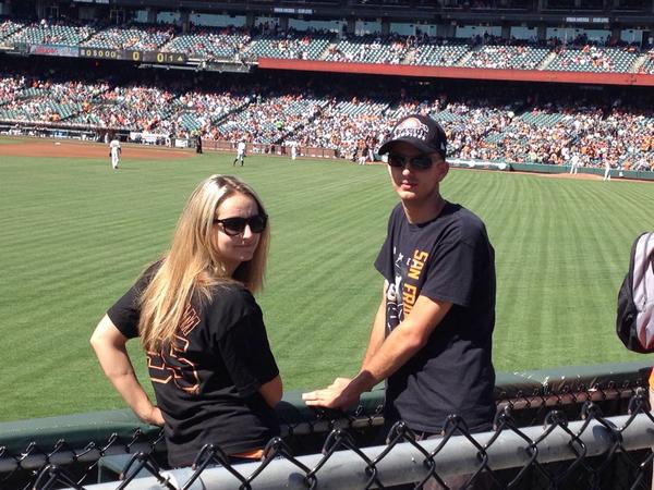 amanda_n_jensen's tweet photo. #csnbafanphoto took my little brother Steven to his first game and got to see the Giants win! Scotia,CA http://t.co/fE4RhEk14E
