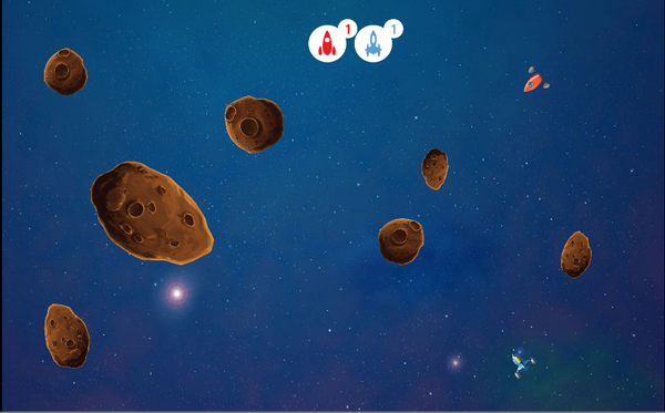 Soulareus's tweet photo. Adding randomly generated asteroid fields! #hardlander #indiedev #gamedev #screenshotsaturday http://t.co/HWySBxw5Yb http://t.co/lOuOtAkDnE